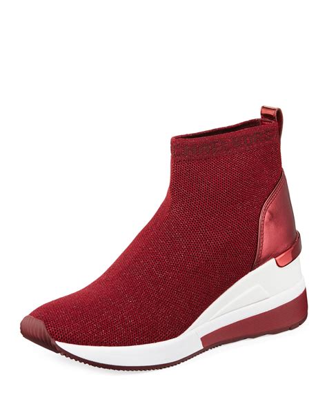 skyler knit bootie michael michael kors|michael kors stretch knit sneakers.